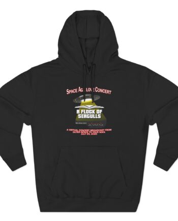 A Flock of Seagulls Space Age Love Concert Three-Panel Fleece Hoodie