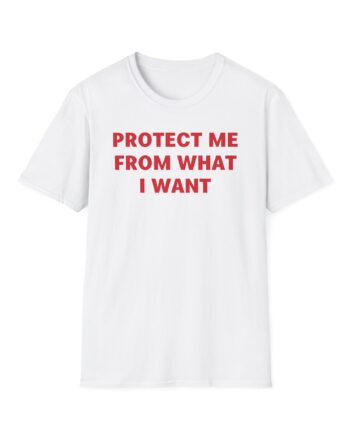 Jenny Holzer Protect Me From What I Want Unisex Softstyle T-Shirt