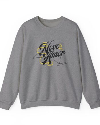 Novo Amor Ny Ribbon Unisex Heavy Blend™ Crewneck Sweatshirt