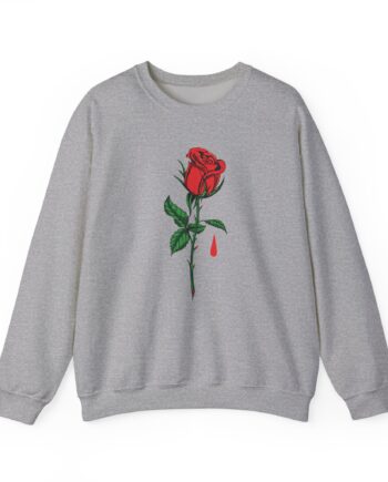 Blue October Big Rose Unisex Heavy Blend™ Crewneck Sweatshirt