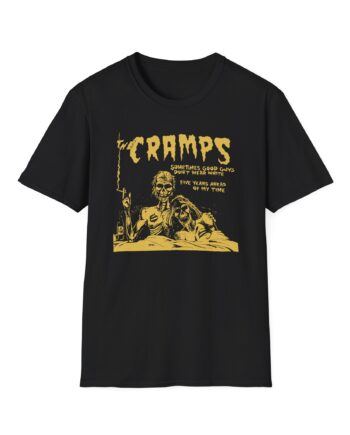 The Cramps Sometimes Good Guys Don’t Wear White Unisex Softstyle T-Shirt