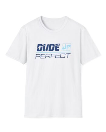 Dude Perfect Slash Wordmark Unisex Softstyle T-Shirt