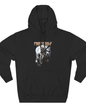 Powerwolf Army of the Night Three-Panel Fleece Hoodie