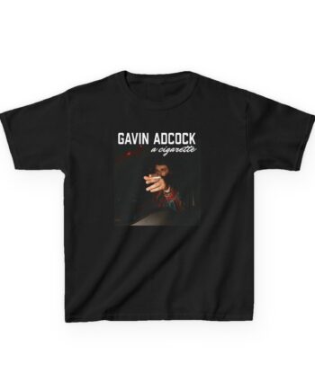 Gavin Adcock a Cigarette Black Photo Kids Heavy Cotton™ Tee