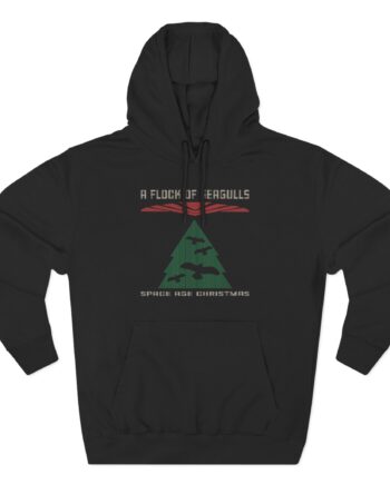 A Flock of Seagulls Ugly Xmas Three-Panel Fleece Hoodie