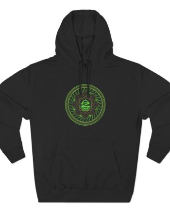 LSDREAM Green Earth Three-Panel Fleece Hoodie