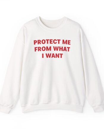 Jenny Holzer Protect Me From What I Want Unisex Heavy Blend™ Crewneck Sweatshirt