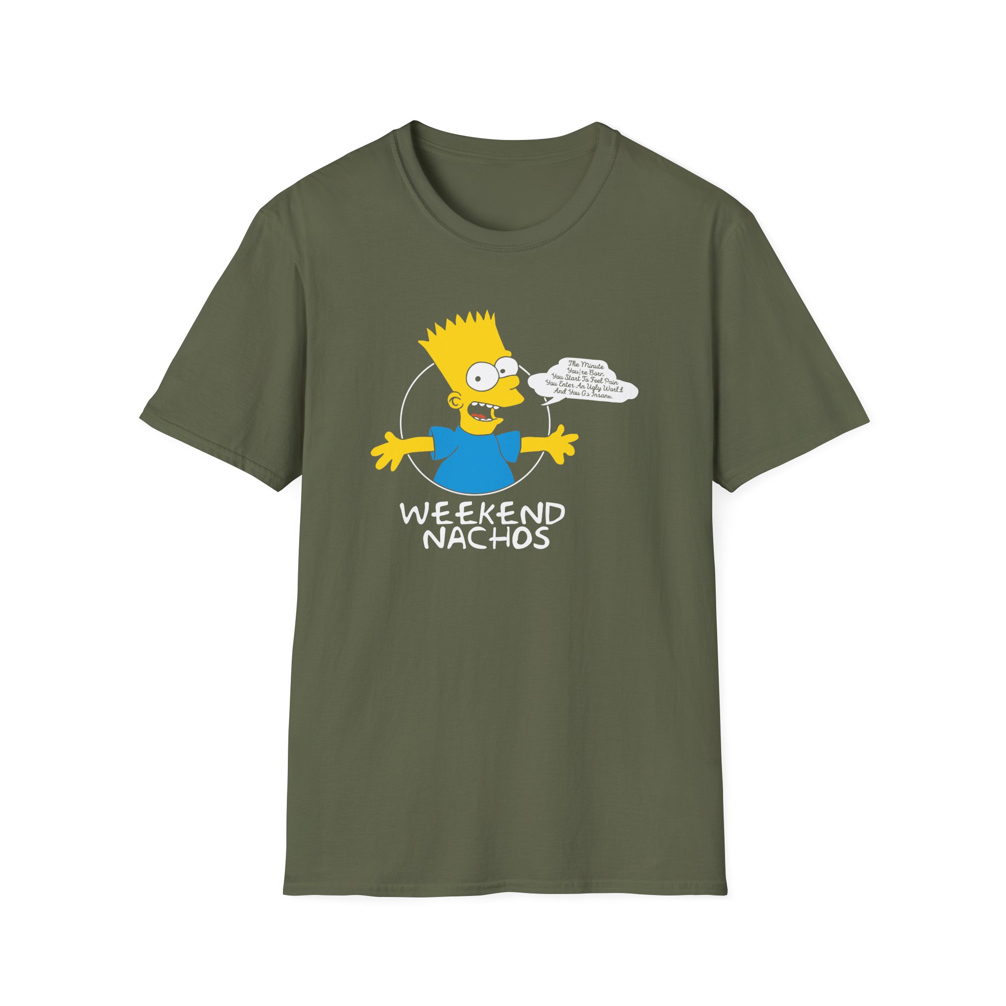 Weekend Nachos Unisex Softstyle T-Shirt - Image 5