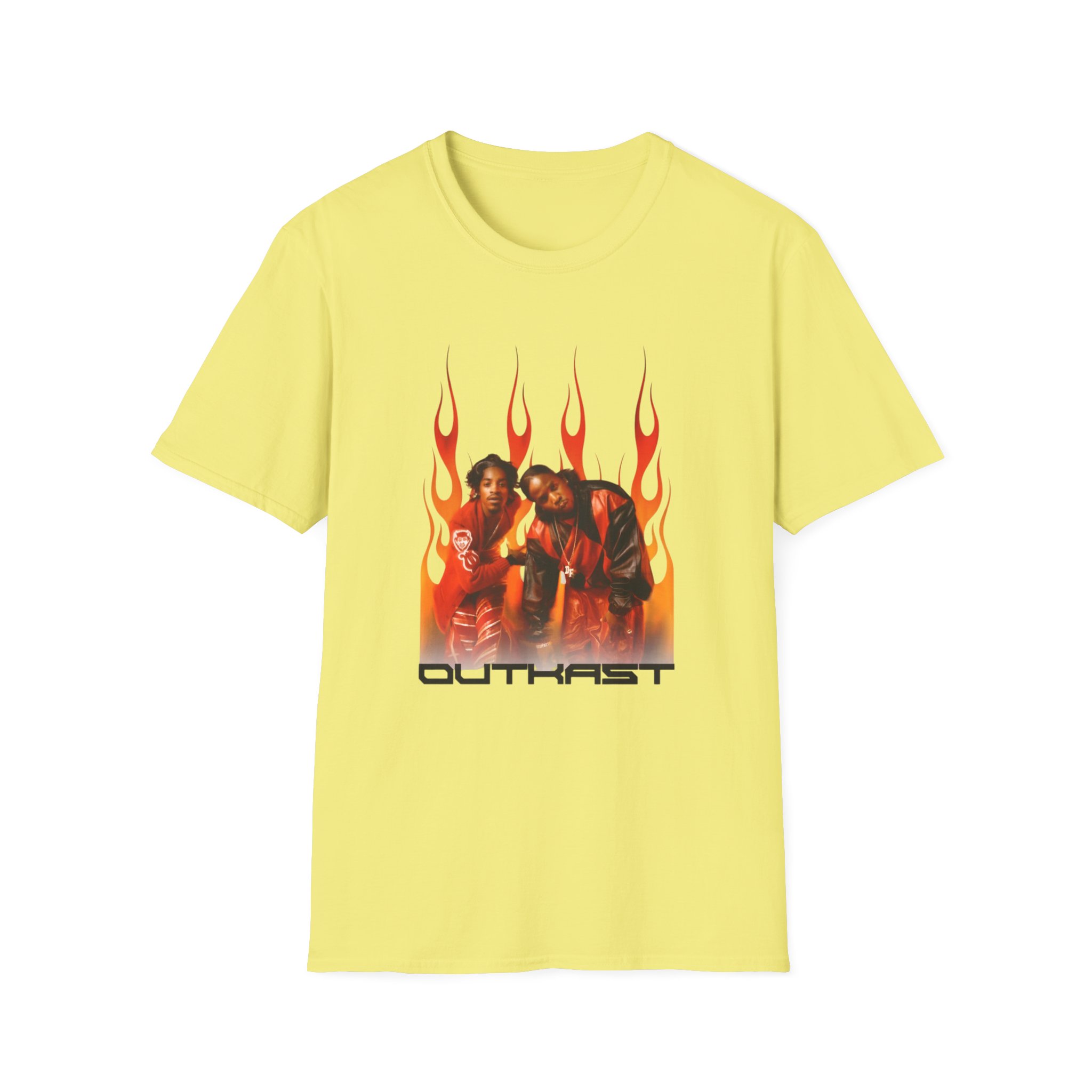 Outkast Outkast Flames Unisex Softstyle T-shirt - Image 9