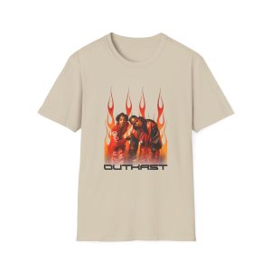 Outkast Outkast Flames Unisex Softstyle T-shirt