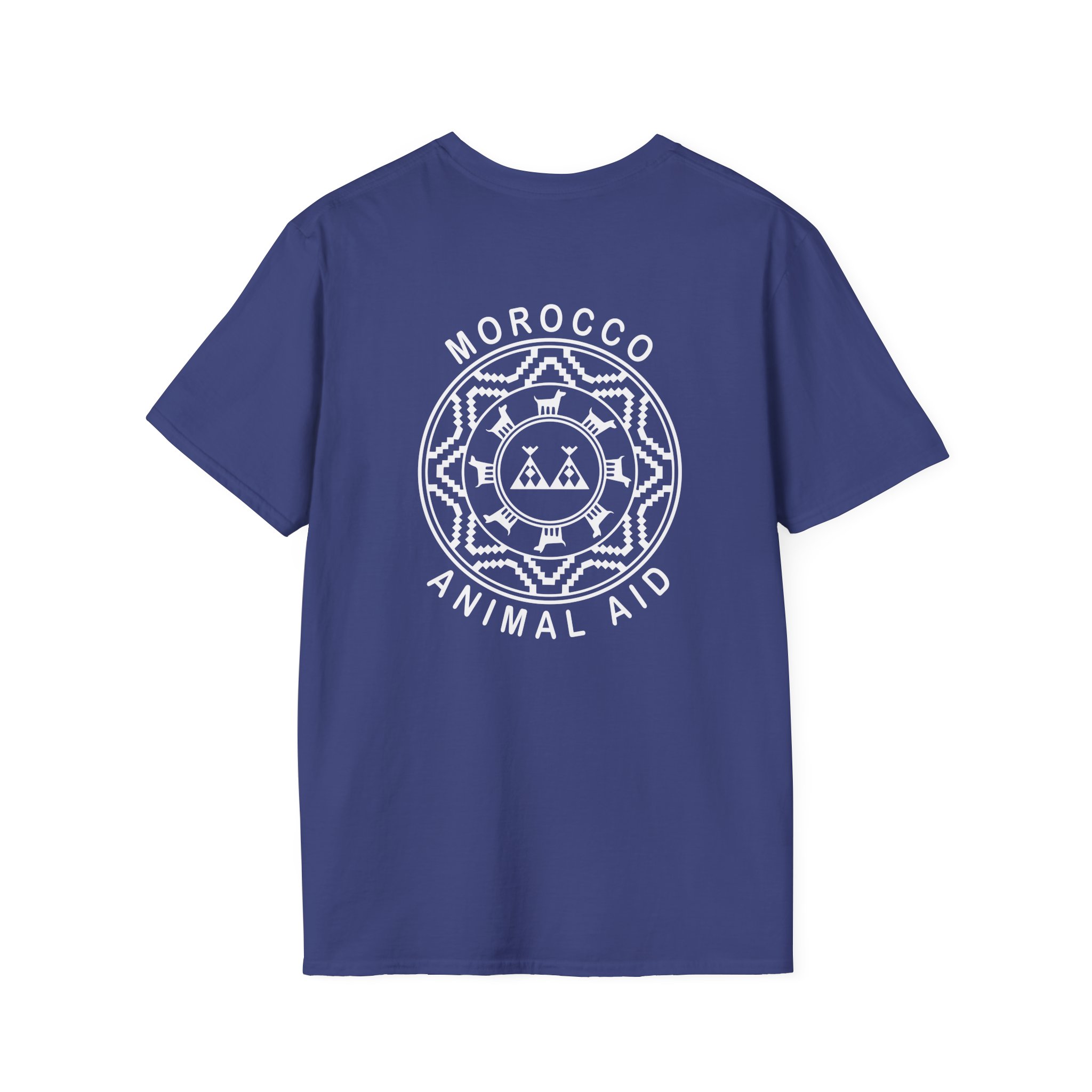 Kinging It Morocco Animal Aid Unisex Softstyle T-shirt - Image 14