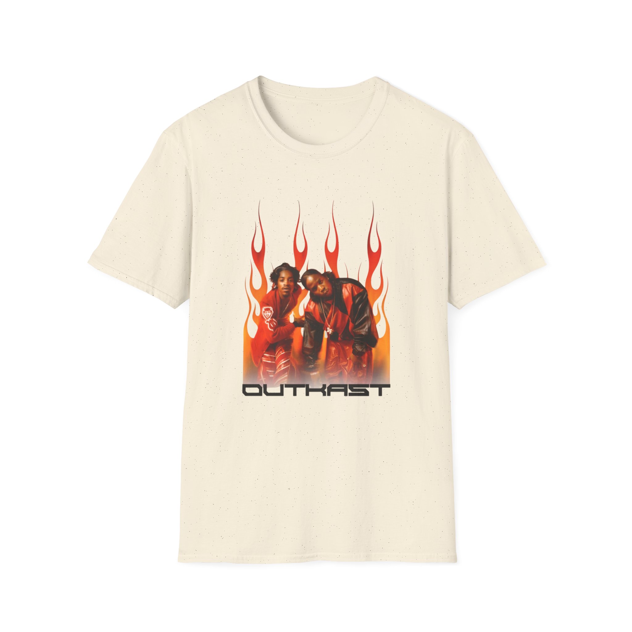 Outkast Outkast Flames Unisex Softstyle T-shirt - Image 7