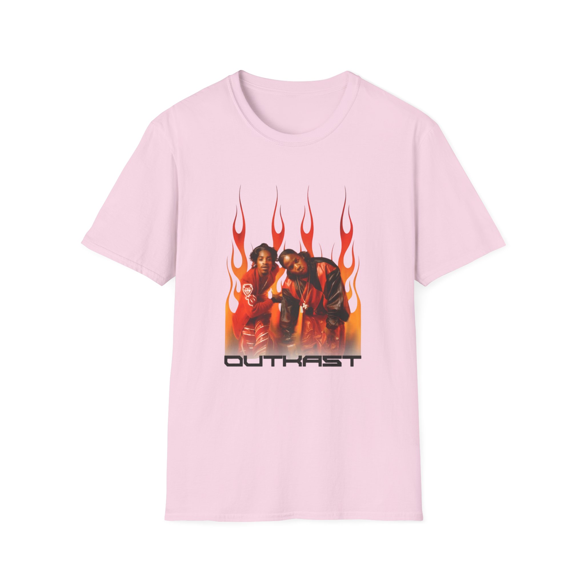 Outkast Outkast Flames Unisex Softstyle T-shirt - Image 19