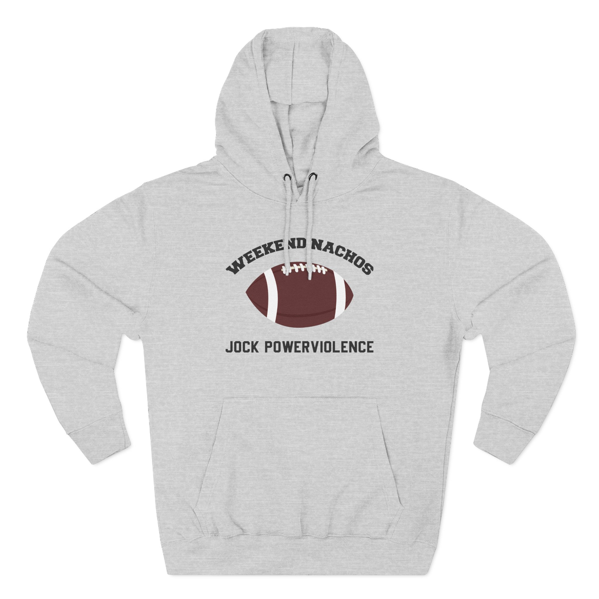 Weekend Nachos Jock Three-Panel Fleece Hoodie - Image 3