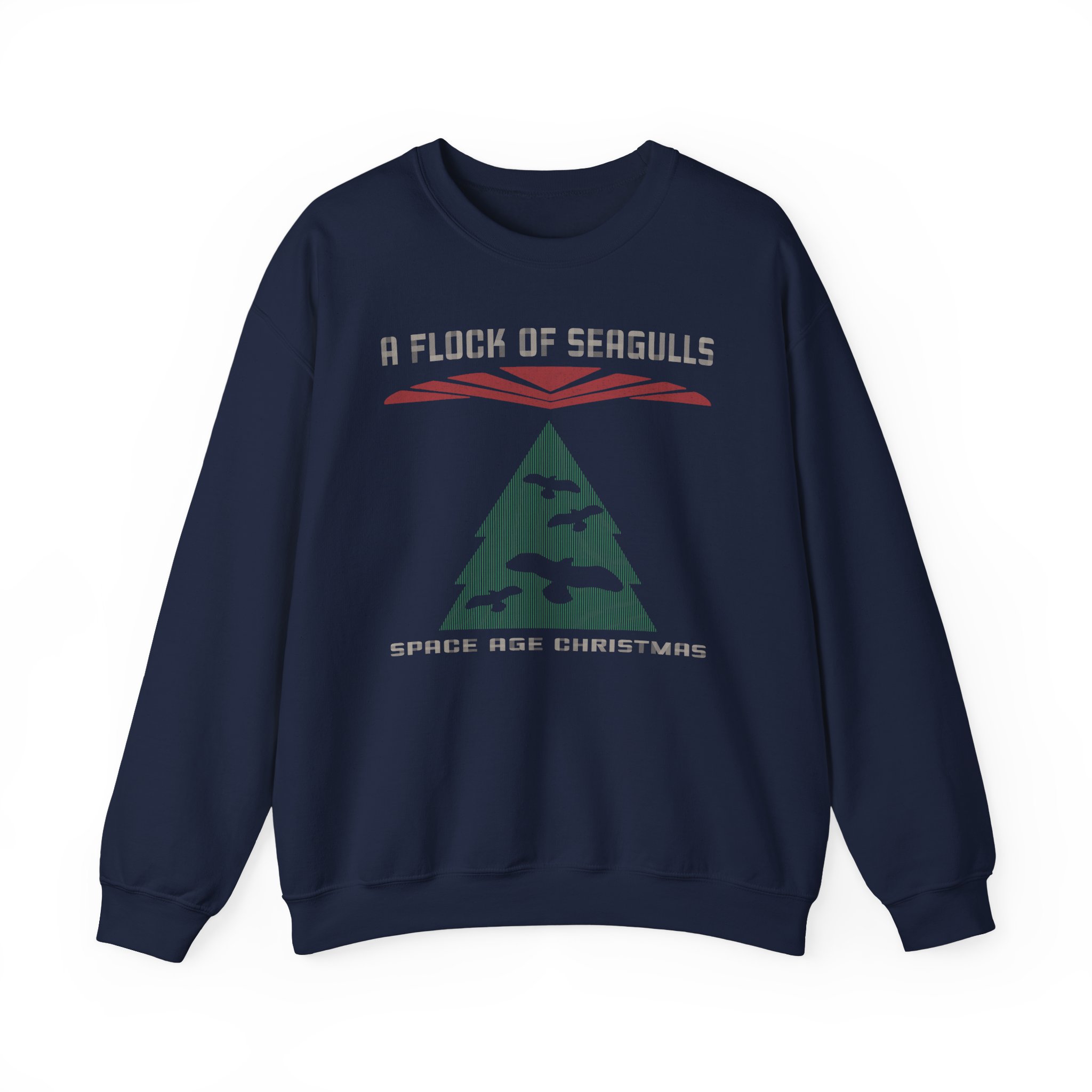 A Flock of Seagulls Ugly Xmas Unisex Heavy Blend™ Crewneck Sweatshirt - Image 5