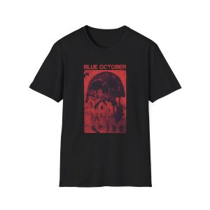 Blue October Skull Smile Unisex Softstyle T-Shirt