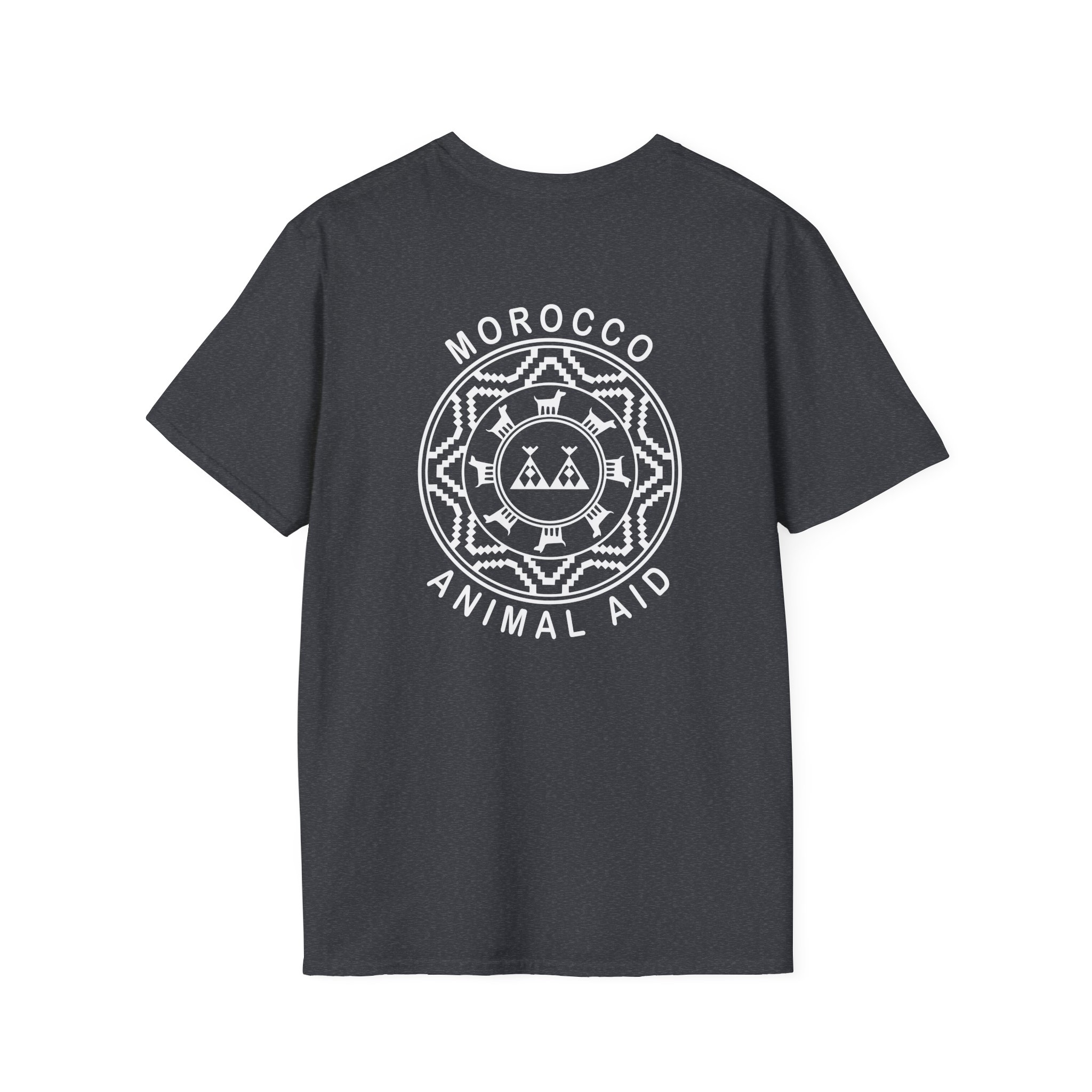 Kinging It Morocco Animal Aid Unisex Softstyle T-shirt - Image 16