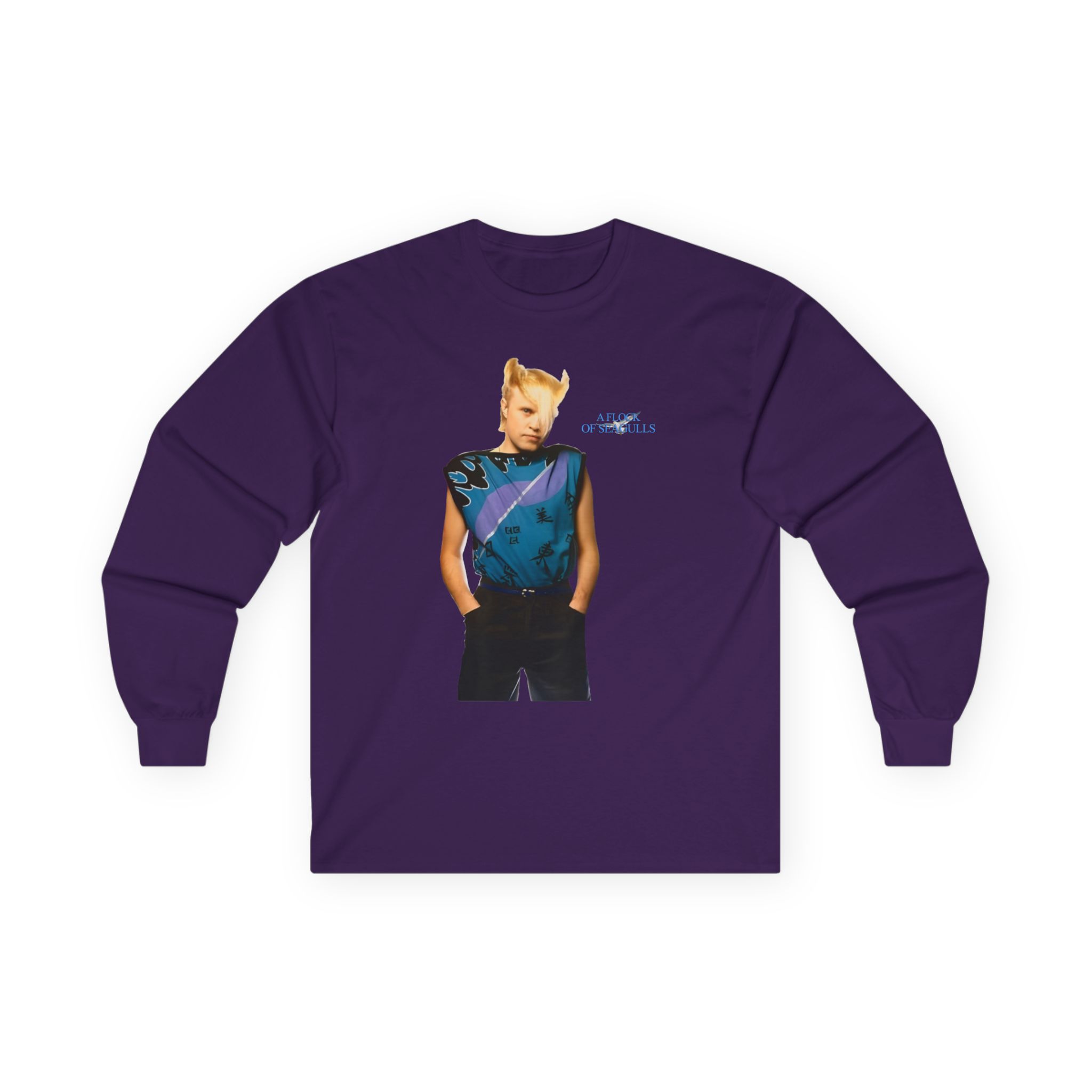 A Flock of Seagulls Mike Score Unisex Ultra Cotton Long Sleeve Tee - Image 10