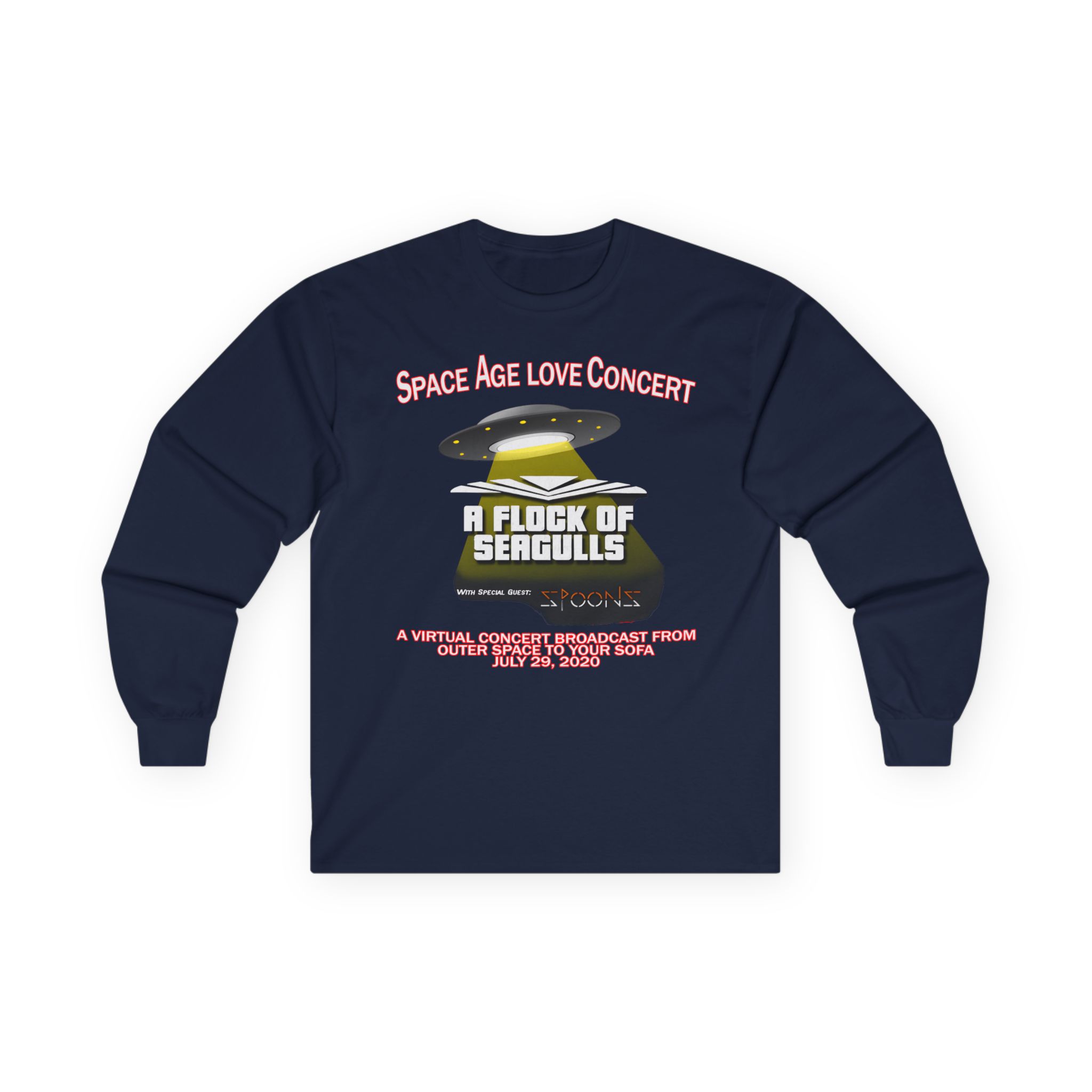 A Flock of Seagulls Space Age Love Concert Unisex Ultra Cotton Long Sleeve Tee - Image 7