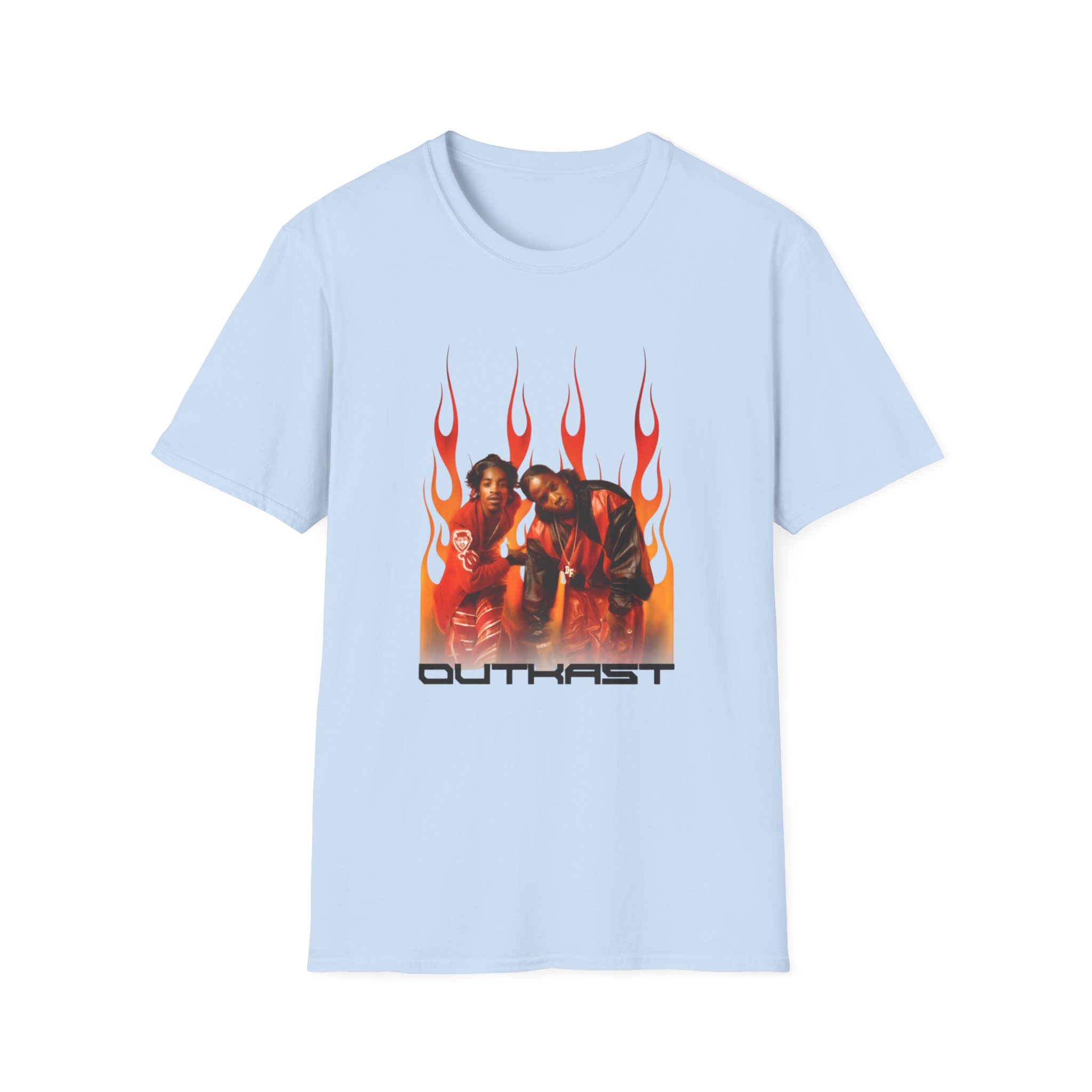 Outkast Outkast Flames Unisex Softstyle T-shirt - Image 17