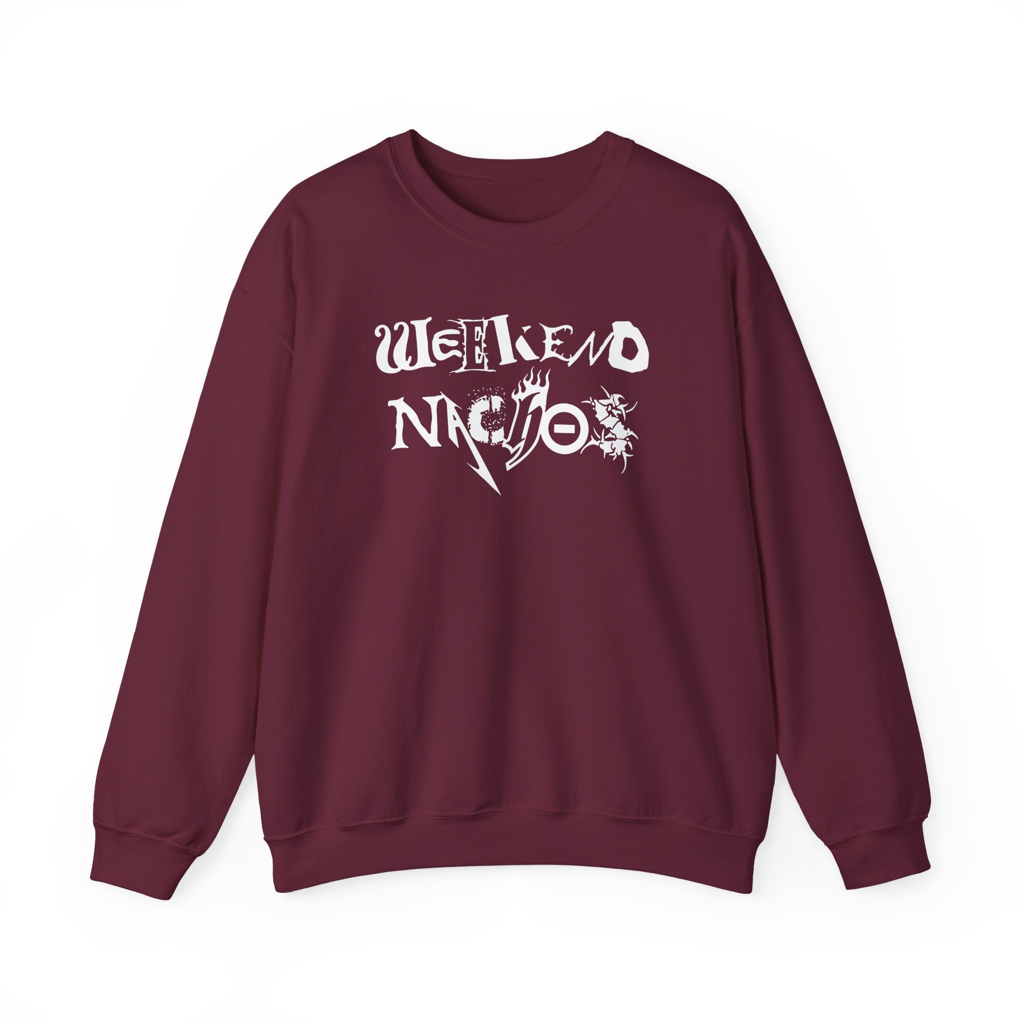 Weekend Nachos Unisex Heavy Blend™ Crewneck Sweatshirt - Image 3
