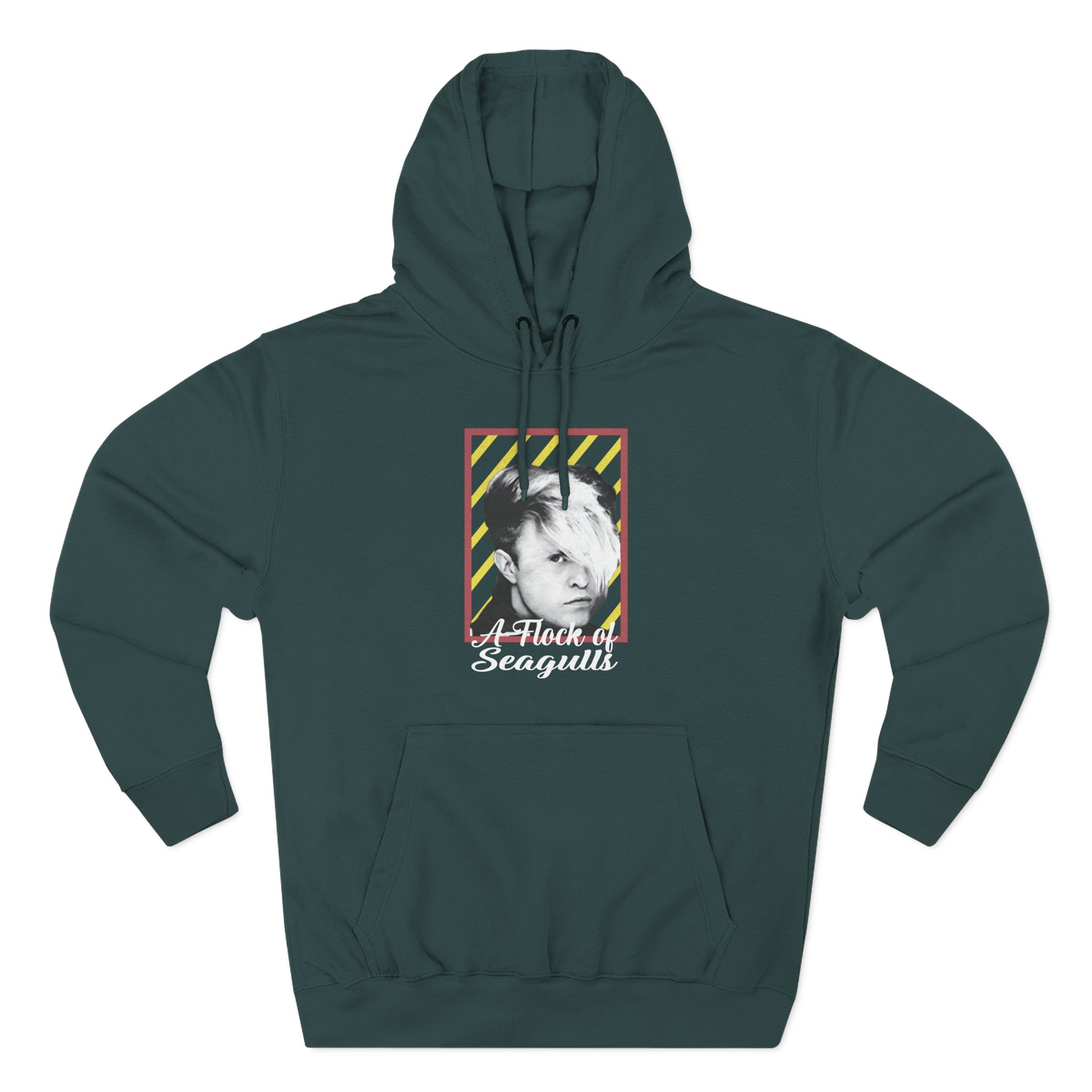 A Flock of Seagulls Neon Three-Panel Fleece Hoodie - Image 3