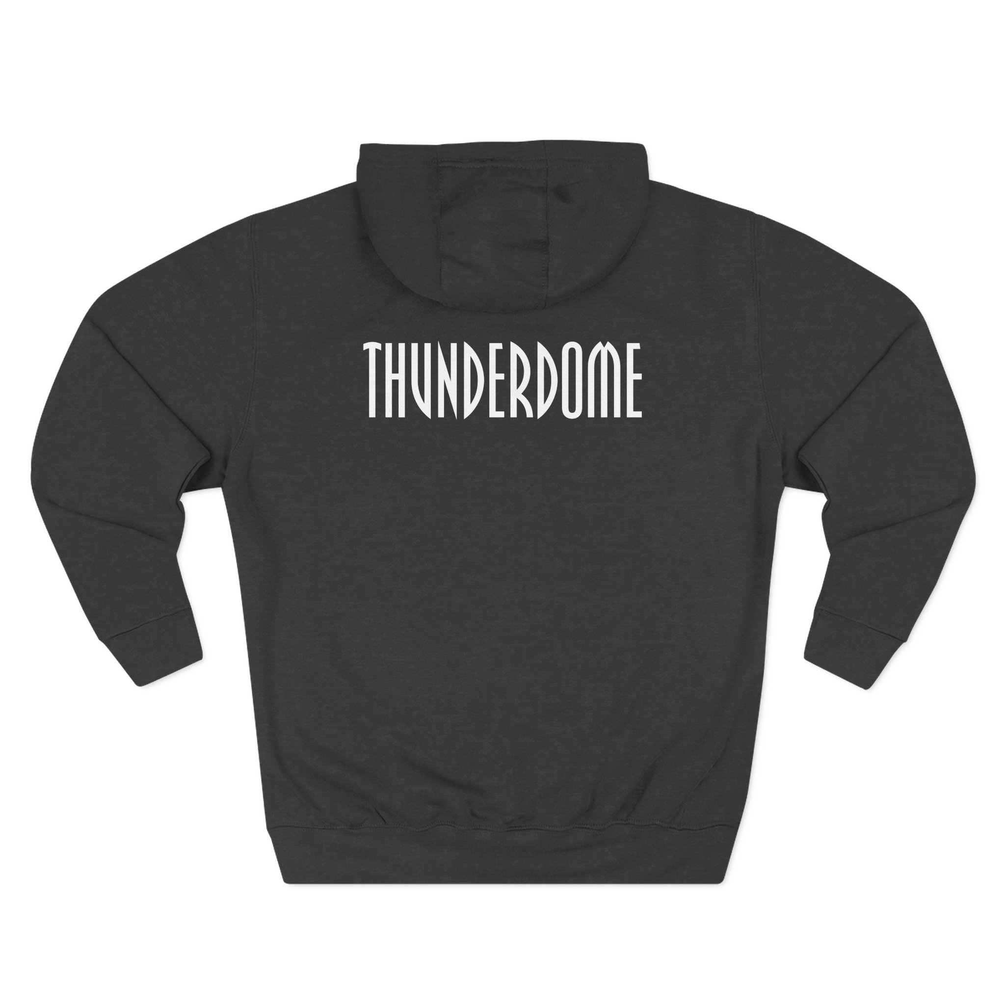 Thunderdome Monochrome Three-Panel Fleece Hoodie - Image 4