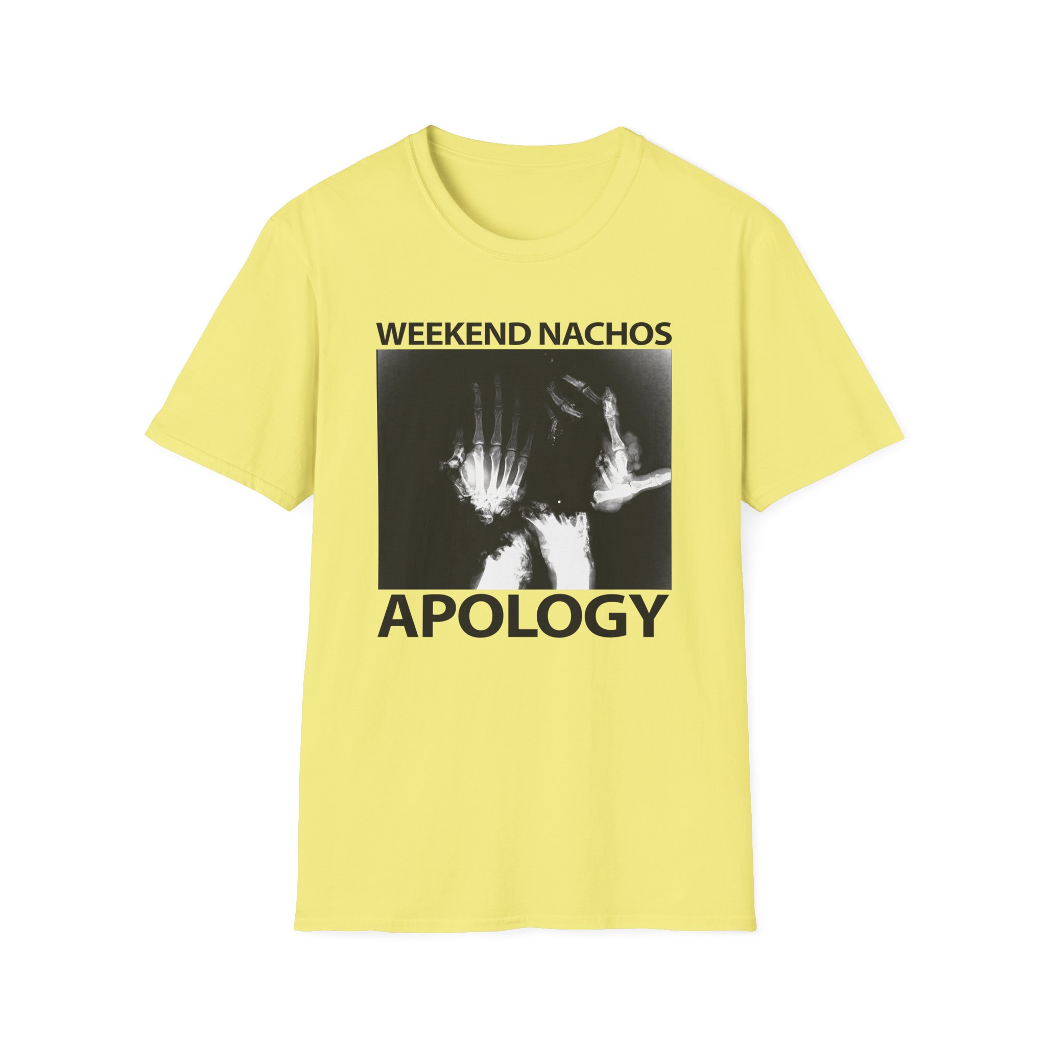 Weekend Nachos Apology Unisex Softstyle T-Shirt - Image 11