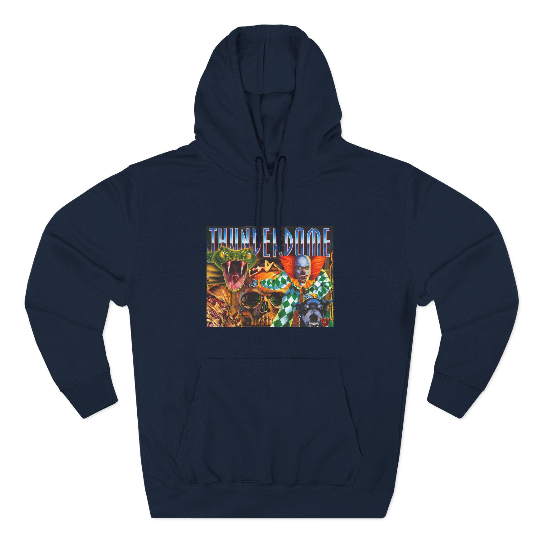 Thunderdome Hardcore Will Never Die Three-Panel Fleece Hoodie - Image 3
