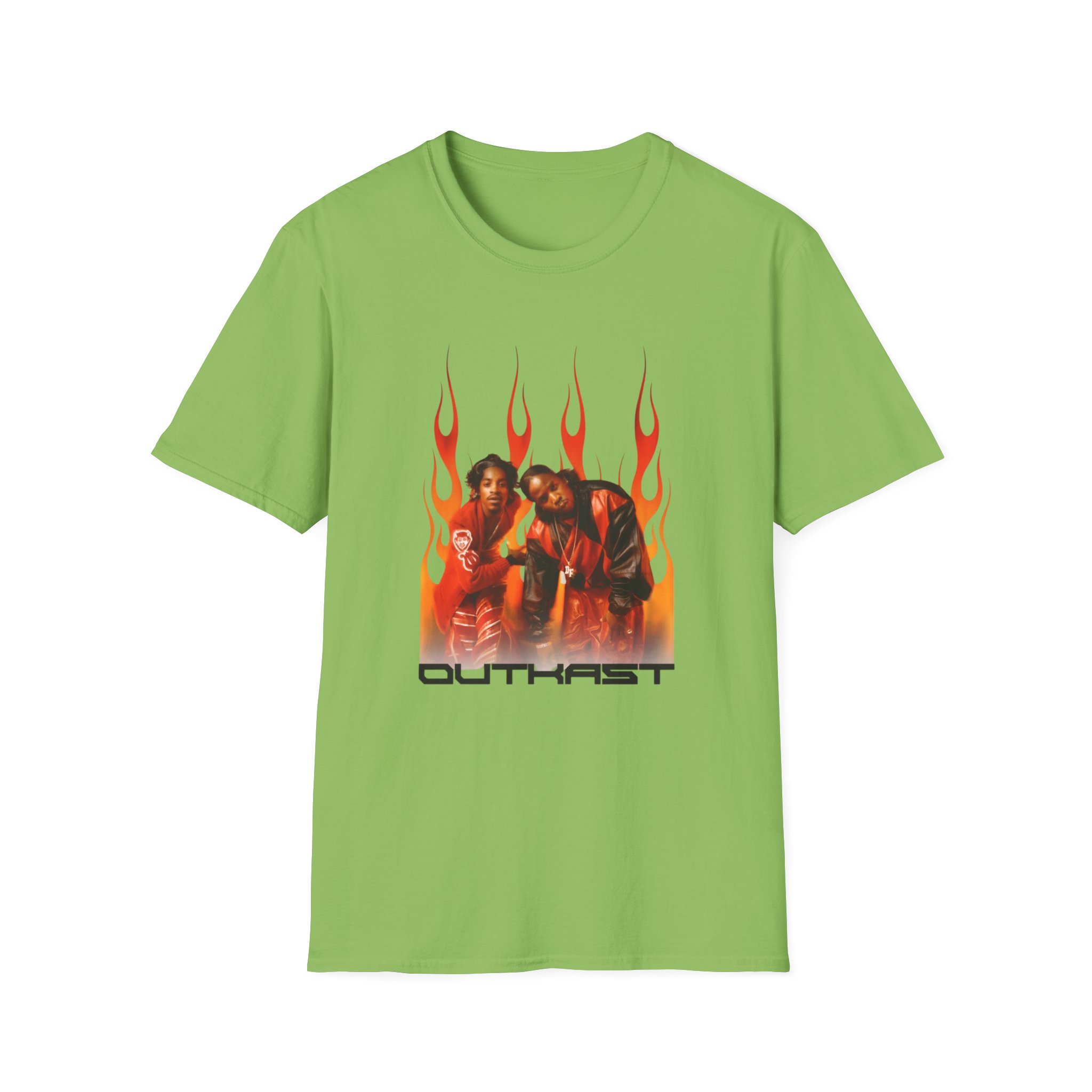 Outkast Outkast Flames Unisex Softstyle T-shirt - Image 13