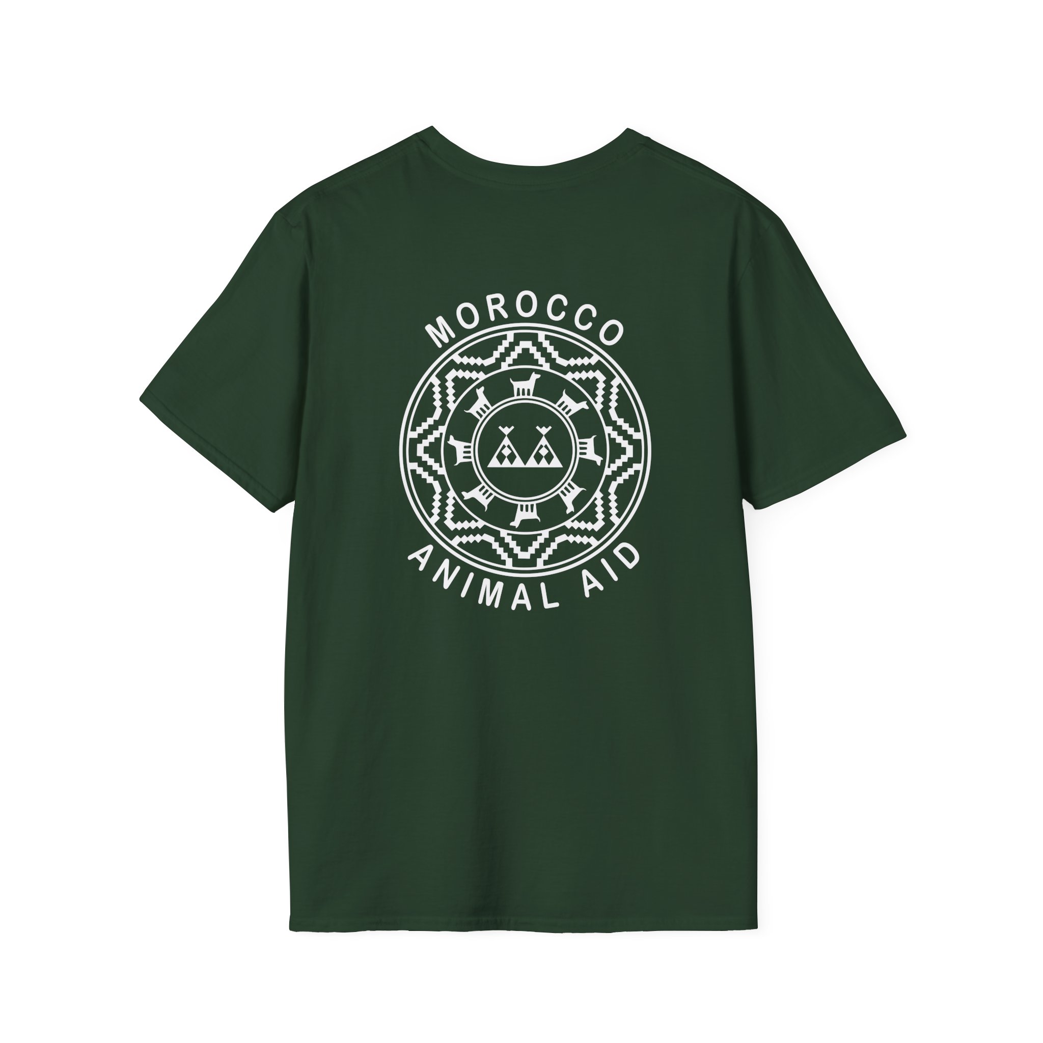 Kinging It Morocco Animal Aid Unisex Softstyle T-shirt - Image 10