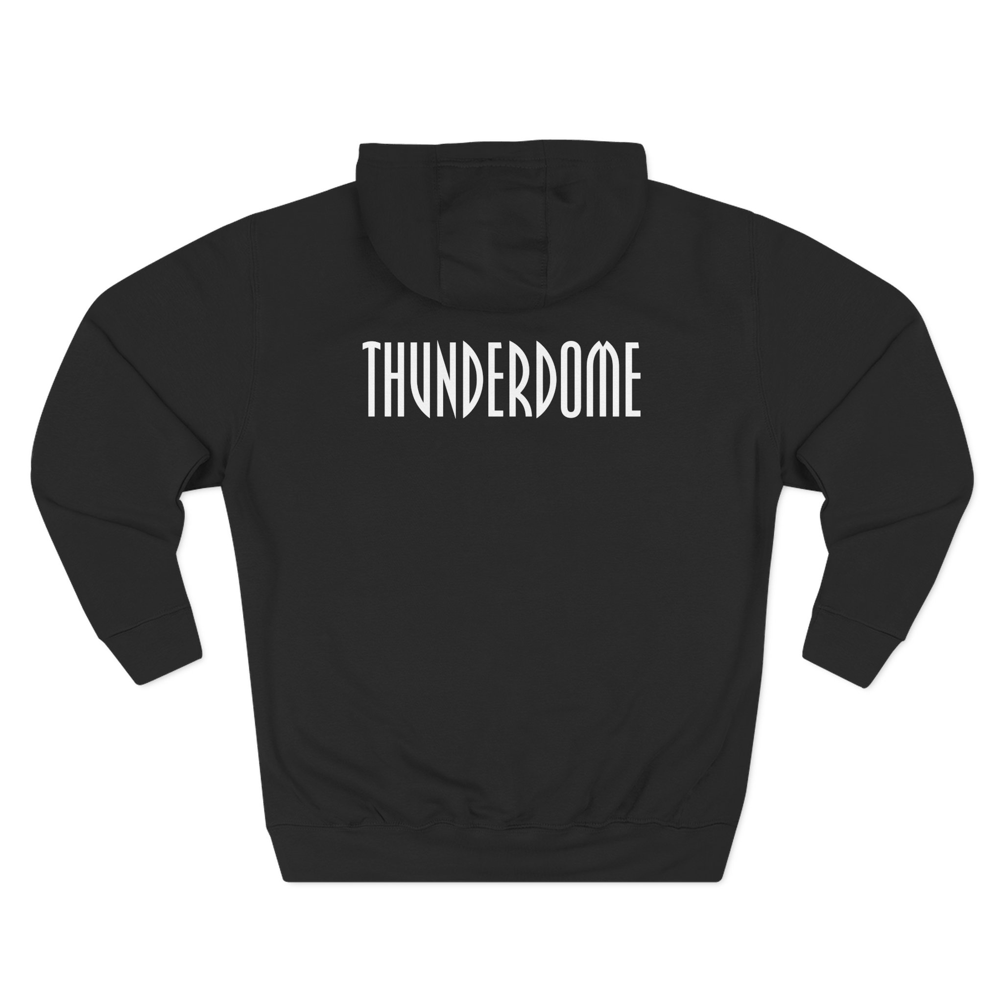 Thunderdome Monochrome Three-Panel Fleece Hoodie - Image 2