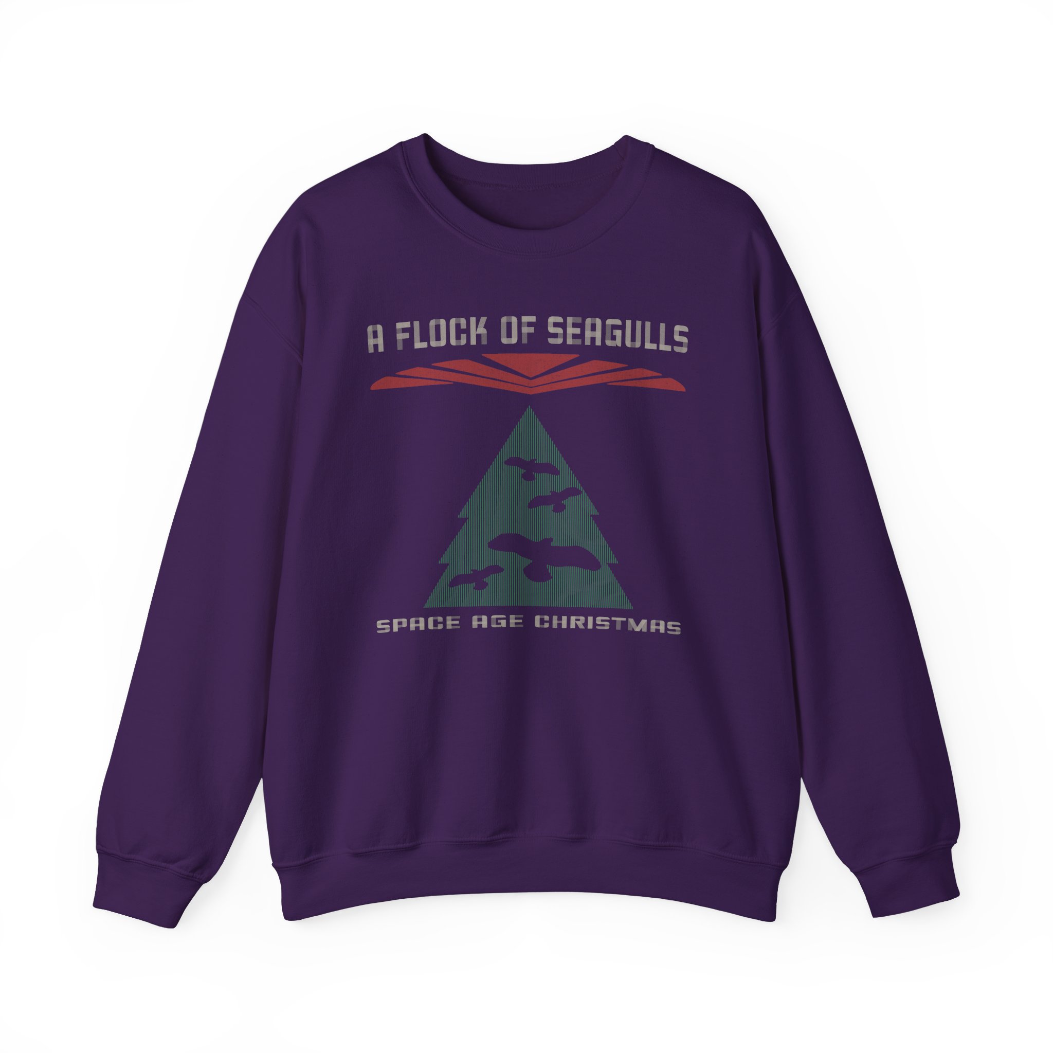 A Flock of Seagulls Ugly Xmas Unisex Heavy Blend™ Crewneck Sweatshirt - Image 7