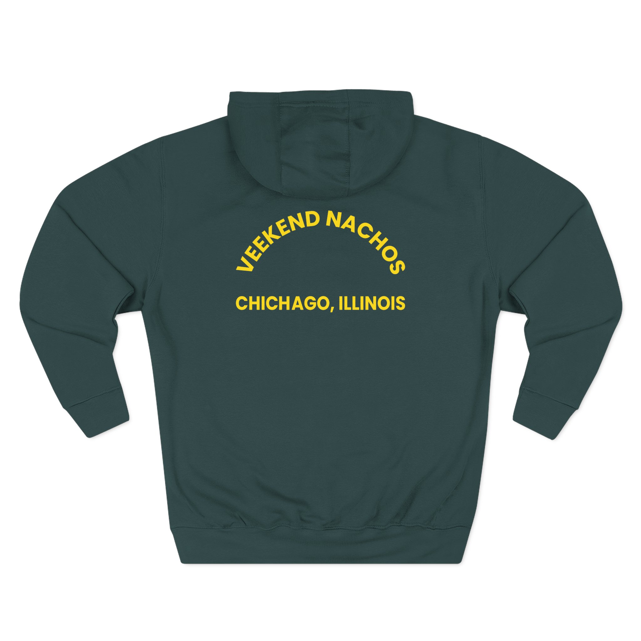 Weekend Nachos Three-Panel Fleece Hoodie - Image 6