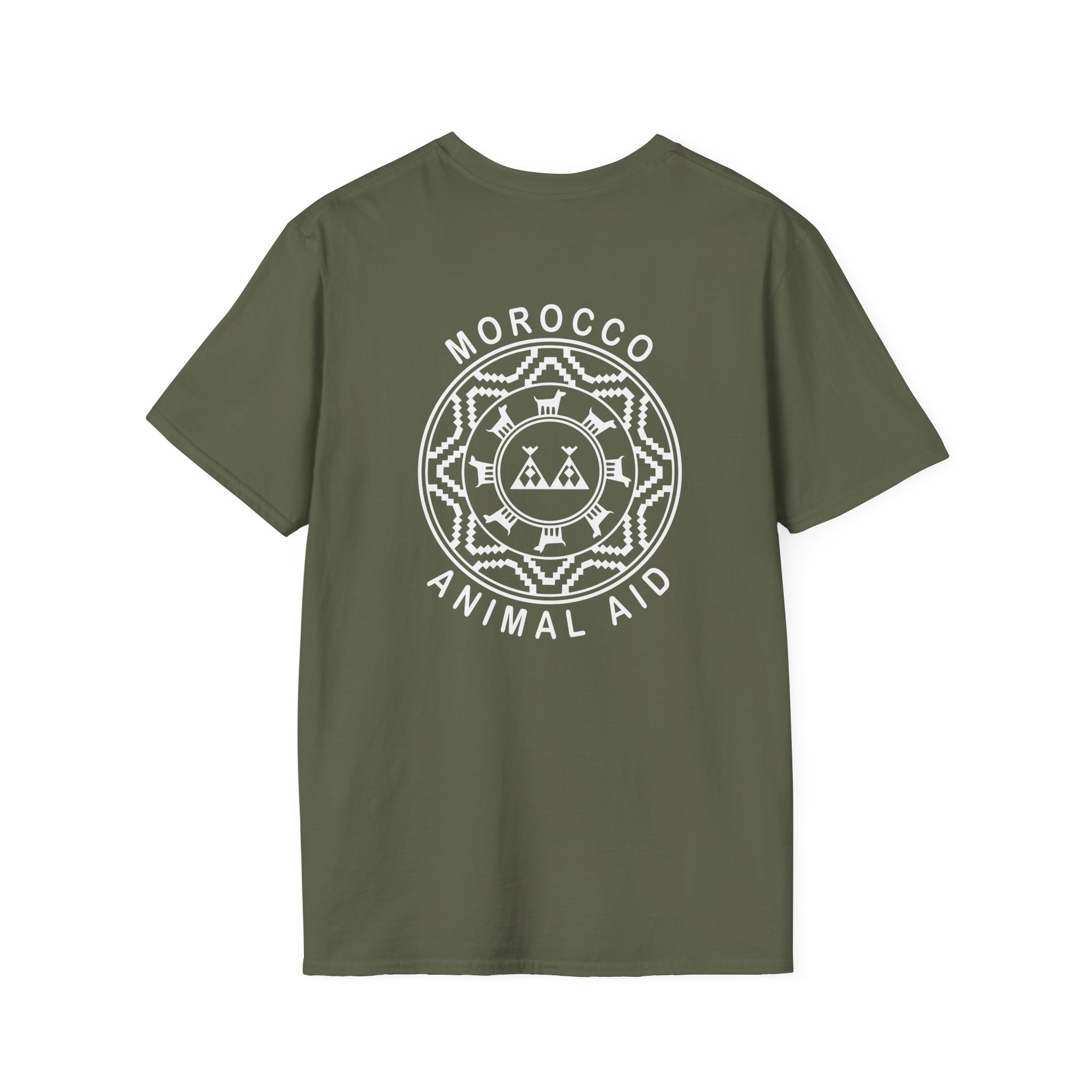 Kinging It Morocco Animal Aid Unisex Softstyle T-shirt - Image 8
