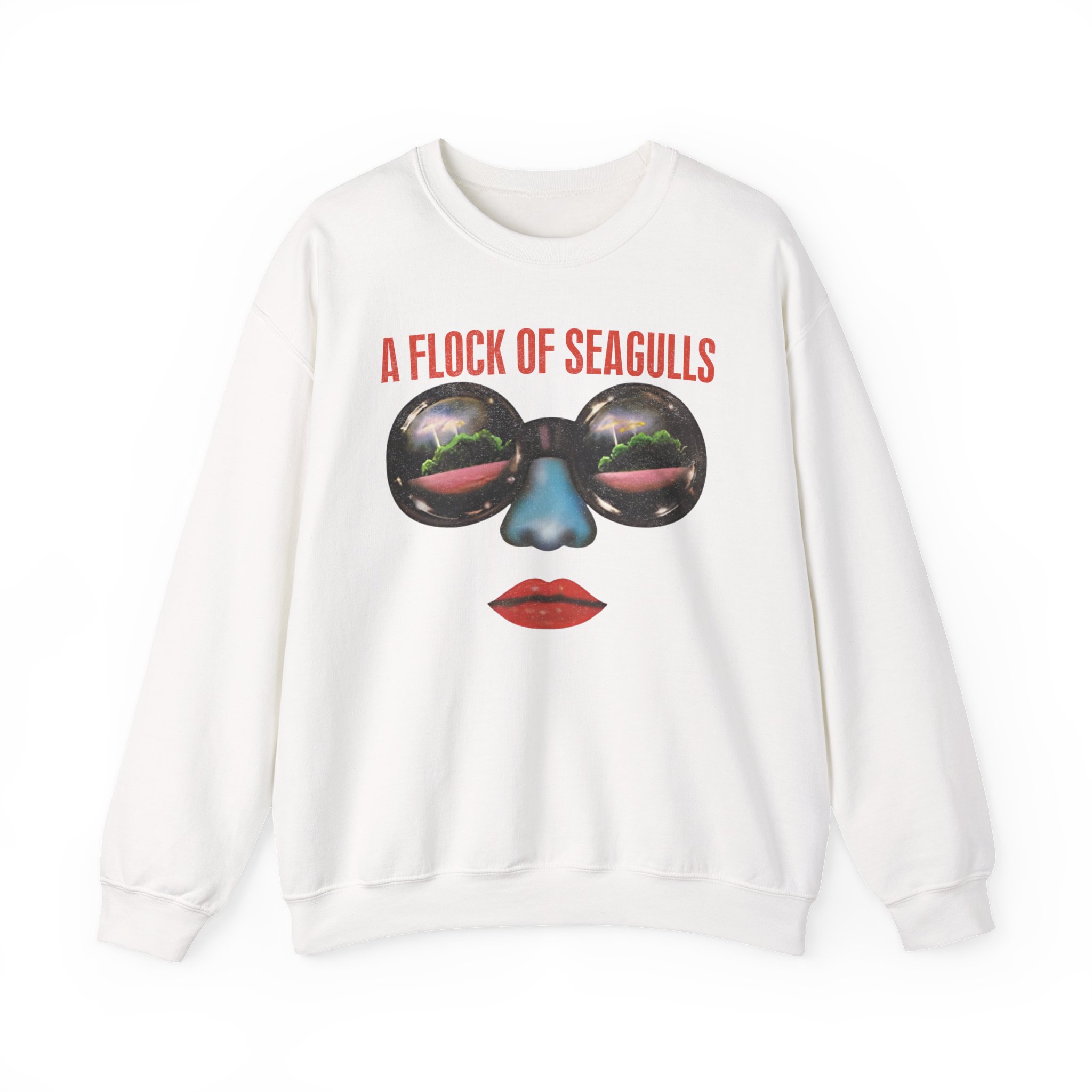 A Flock of Seagulls Us 1982 Tour Unisex Heavy Blend™ Crewneck Sweatshirt
