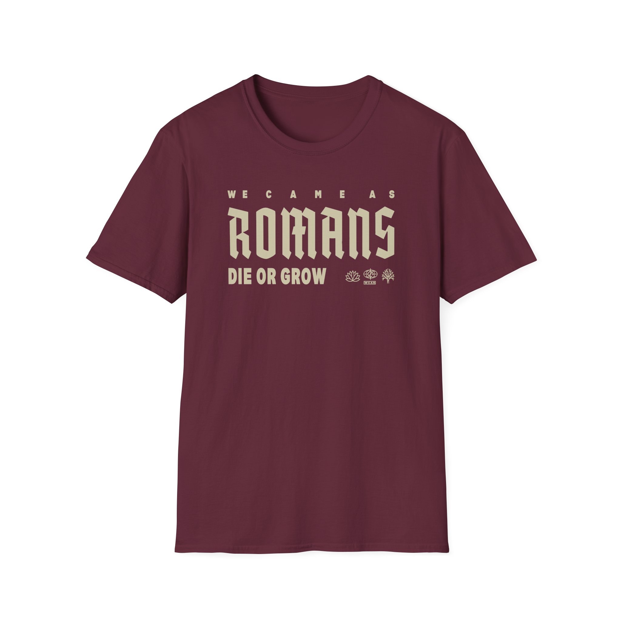 We Came as Romans Die or Grow Unisex Softstyle T-Shirt - Image 3