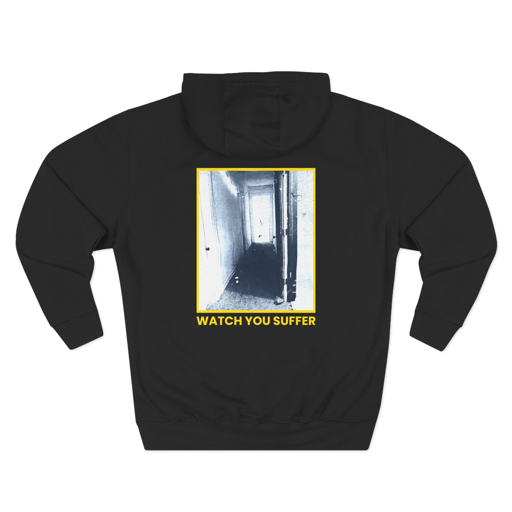 Weekend Nachos Watch You Suffer Three-Panel Fleece Hoodie - Image 6