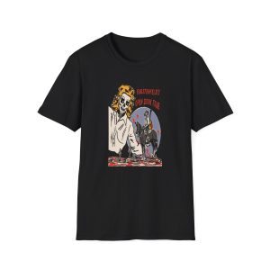 Blue October Open Book Skeleton Cowboy Unisex Softstyle T-Shirt