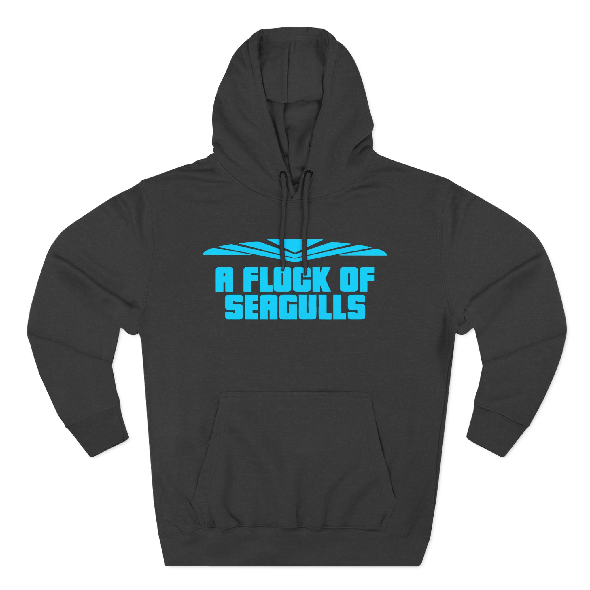 A Flock of Seagulls Logo Three-Panel Fleece Hoodie - Image 3