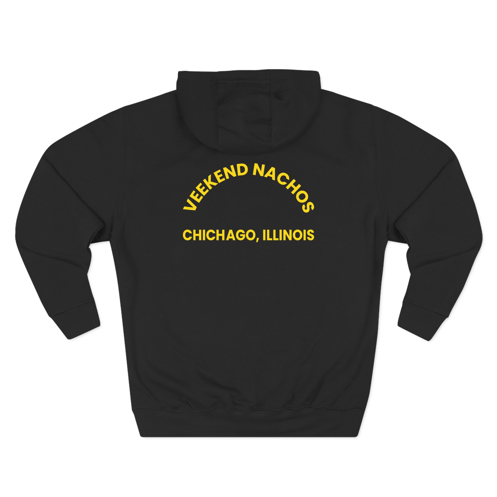 Weekend Nachos Three-Panel Fleece Hoodie - Image 2