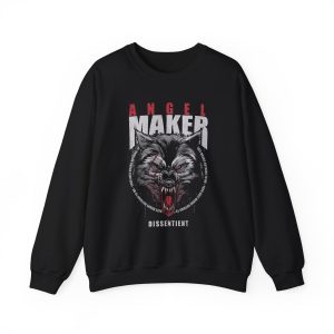 Angelmaker Battle Wolf Unisex Heavy Blend™ Crewneck Sweatshirt