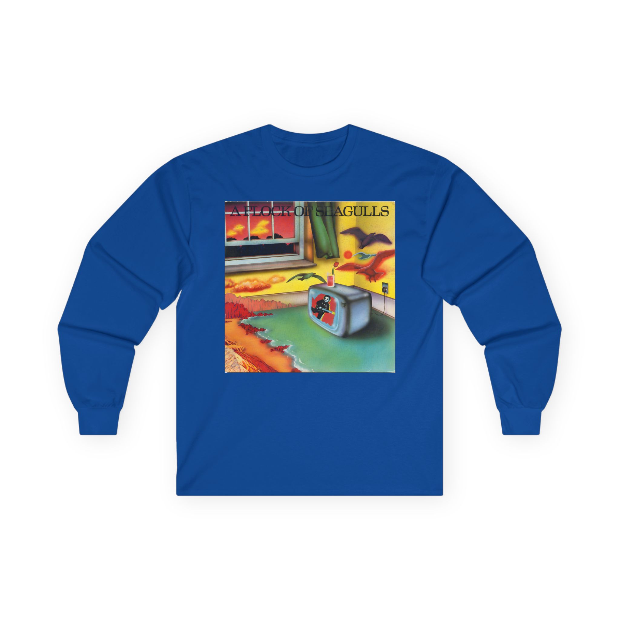 A Flock of Seagulls Original Album Cover Unisex Ultra Cotton Long Sleeve Tee - Image 7