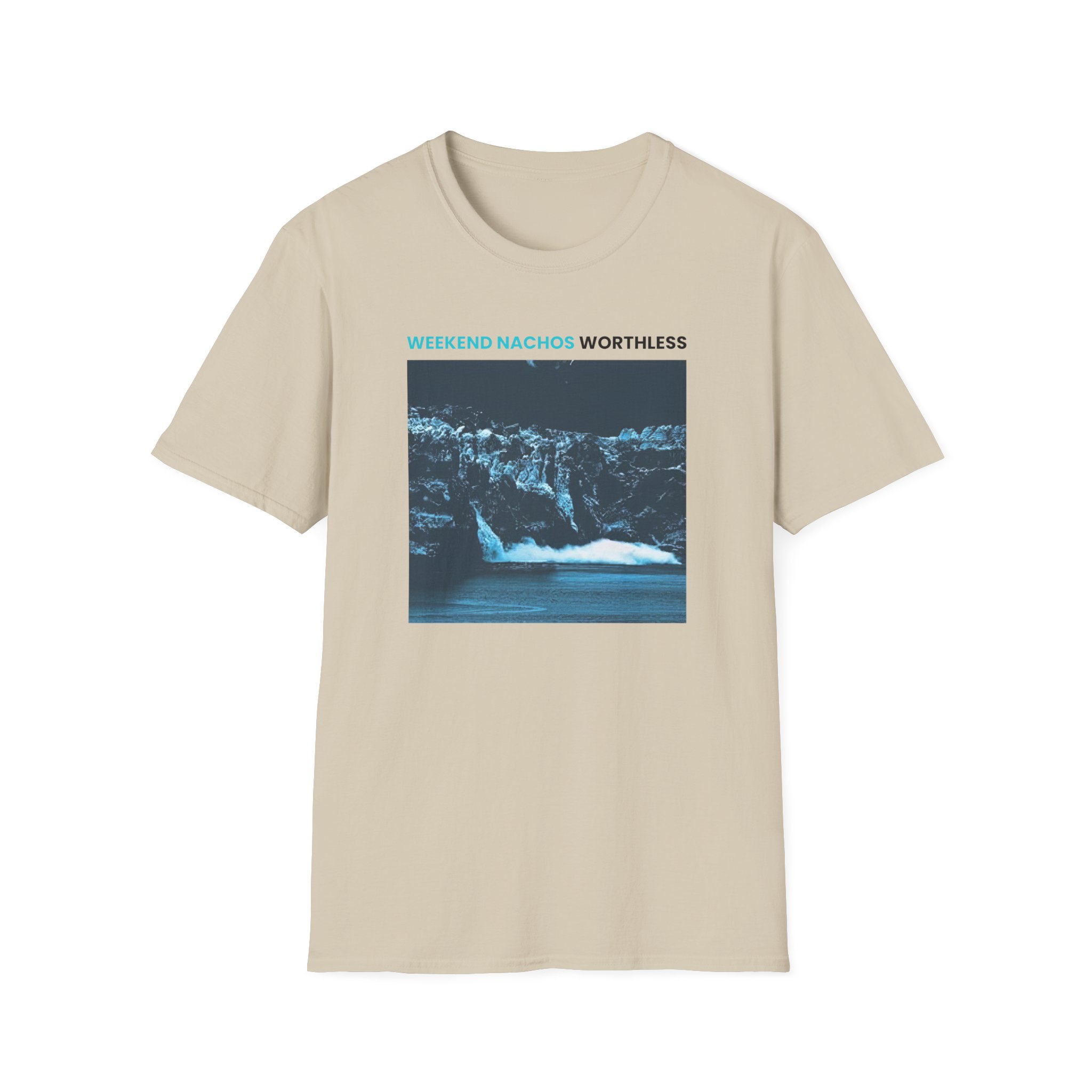 Weekend Nachos Worthless Unisex Softstyle T-Shirt - Image 3