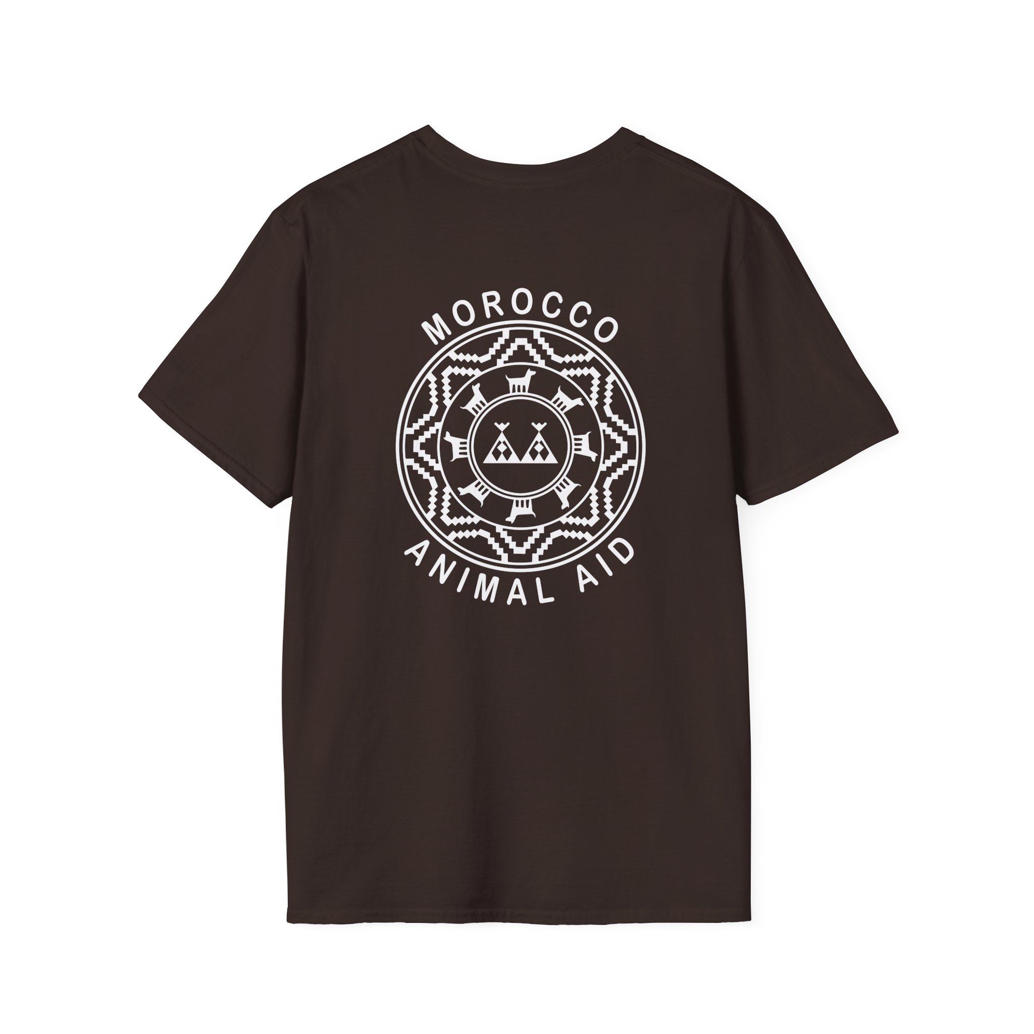 Kinging It Morocco Animal Aid Unisex Softstyle T-shirt - Image 6