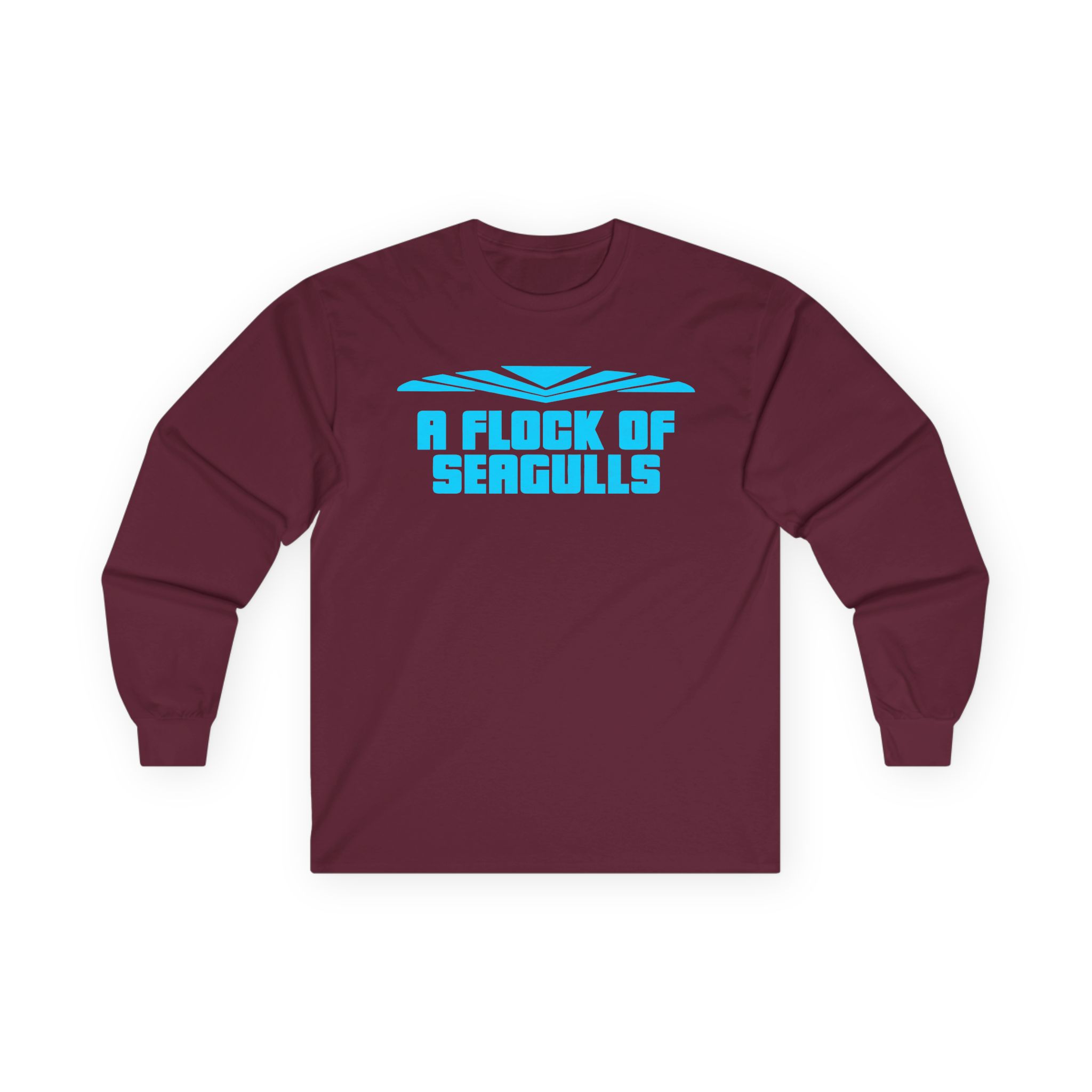 A Flock of Seagulls Logo Unisex Ultra Cotton Long Sleeve Tee - Image 3