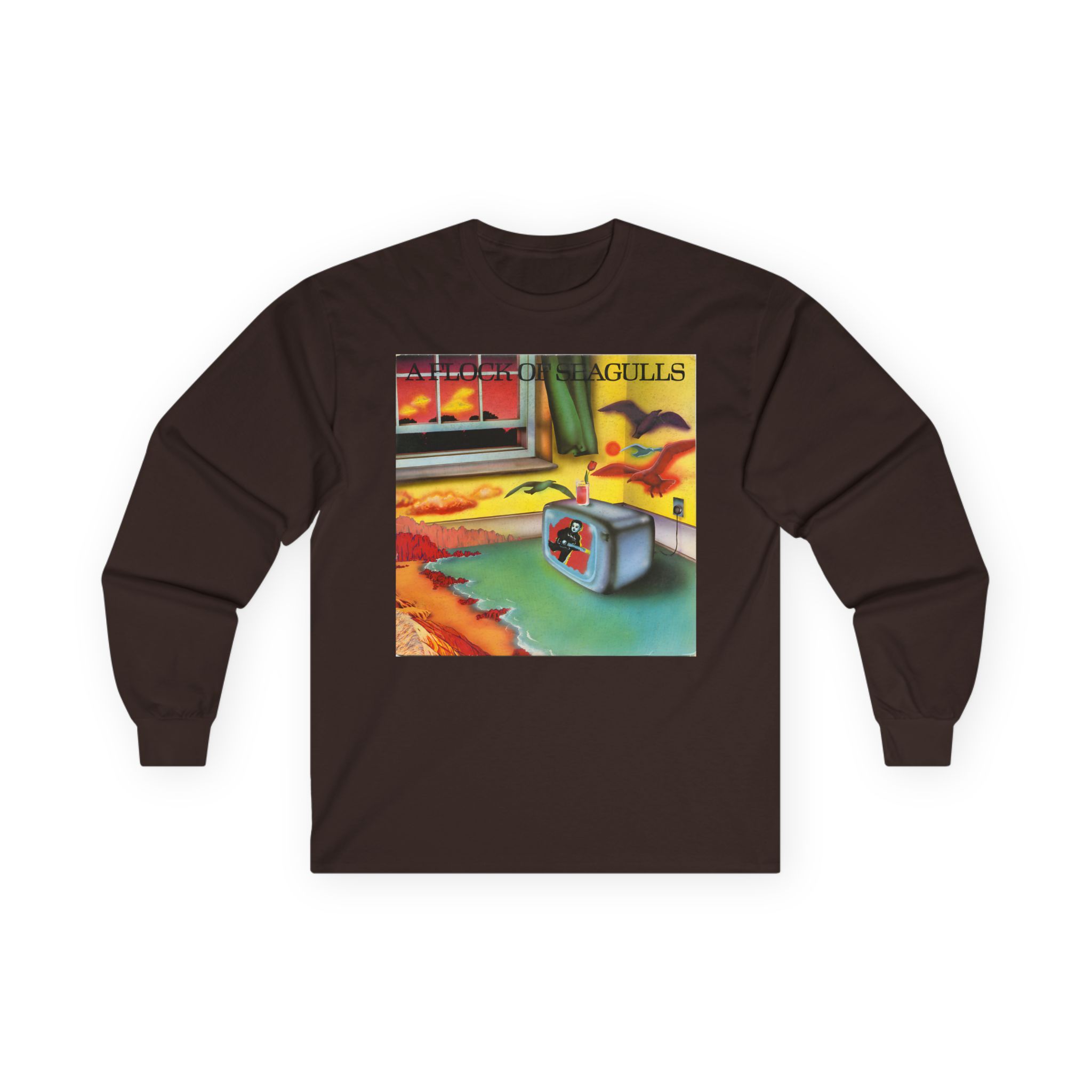 A Flock of Seagulls Original Album Cover Unisex Ultra Cotton Long Sleeve Tee - Image 11