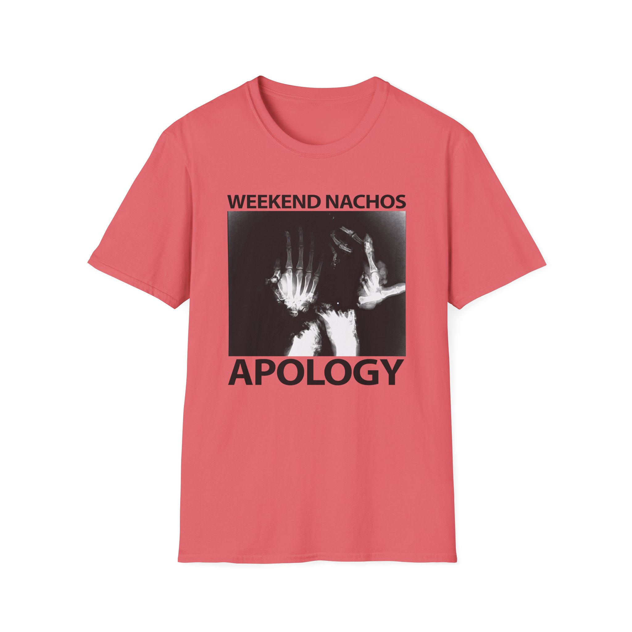 Weekend Nachos Apology Unisex Softstyle T-Shirt - Image 3