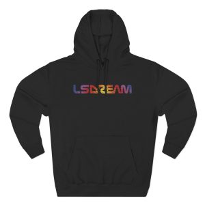 LSDREAM Logo Three-Panel Fleece Hoodie