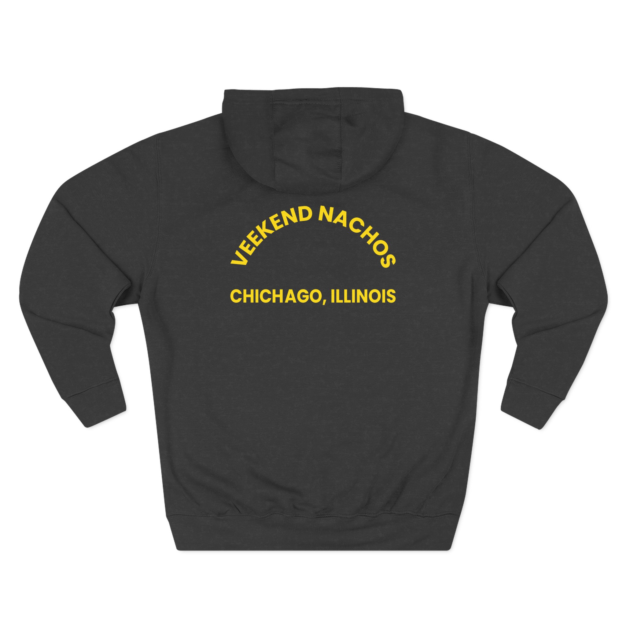 Weekend Nachos Three-Panel Fleece Hoodie - Image 4